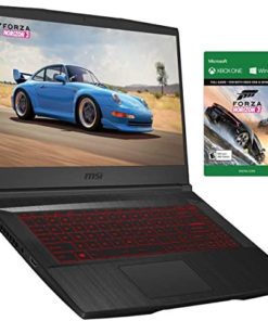 MSI GF65 VR Ready Gaming Laptop, 120Hz 15.6" FHD IPS-Level, NVIDIA RTX 2060, 8GB RAM, 512GB SSD, Core i5-9300H up to 4.10 GHz, RGB Backlit KB, RJ-45 Ethernet, USB-C, Forza Horizon 3, Win 10