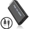 EEEKit Video AV Adapter for Sony Playstation 2 PS2 to HDMI Converter w/ 3.5mm Audio Output, for HDTV HDMI Monitor