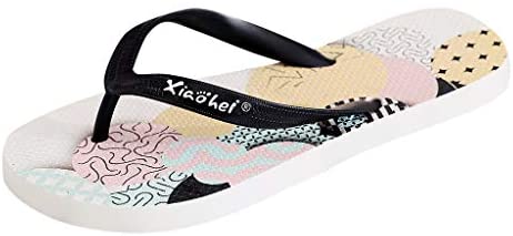 HAALIFE√2020 Women Flip Flops Casual Non-Slip Slippers Ladies Summer Comfortable Beach Flat Shoes