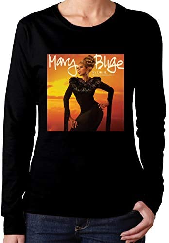 Mary J Blige My Life Fashion Women Long Sleeve T-Shirts Sleeved Tops