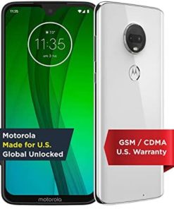 Motorola Moto G7 – Unlocked – 64 GB – Clear White (US Warranty) - Verizon, AT&T, T-Mobile, Sprint, Boost, Cricket, & Metro - PAE00010US