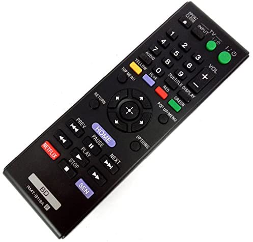 New Replacement Remote Control for BDP-BX58 BDP-BX510 BDP-185C BDP-185WN Sony Blu-ray Disc Player