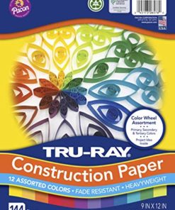 Tru-Ray Color Wheel Assortment, 9 x 12 Inches, Assorted Colors, Pack of 144